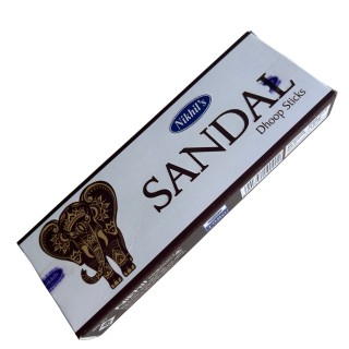 Nikhil Products SANDAL Dhoop Sticks, 20 Sticks